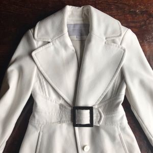 Jessica Simpson White Coat